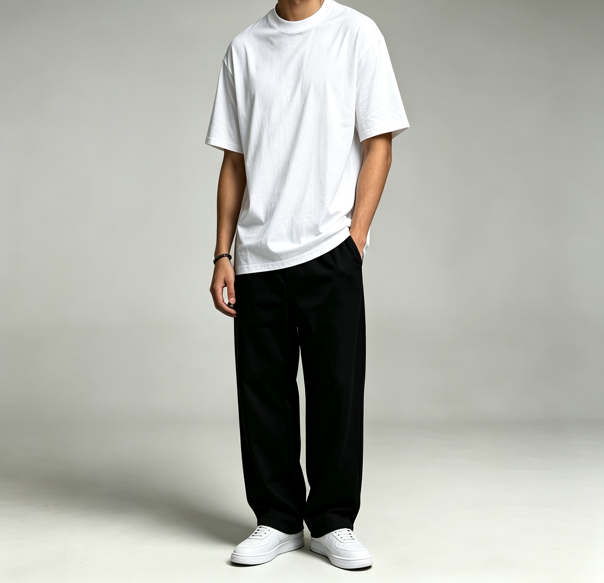 Unisex Solid Crew Neck Short Sleeve T-Shirt, Loose Drop Shoulder Plain Basic Tee, Casual Summer Blank Top
